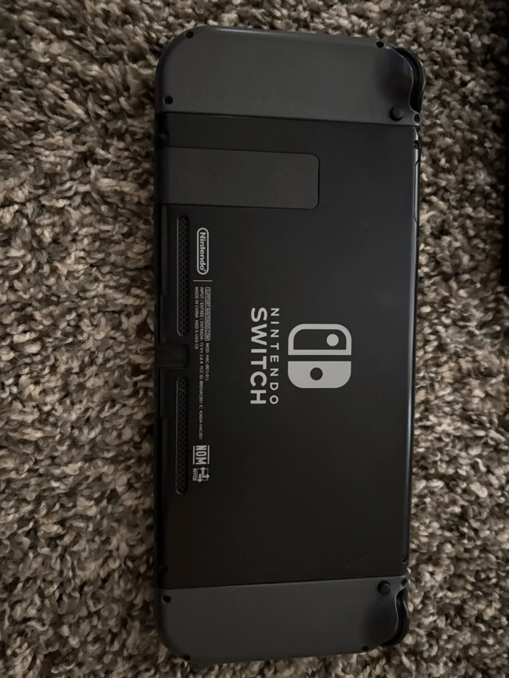 Nintendo Switch Console with Dark Gray Joy‑Con
